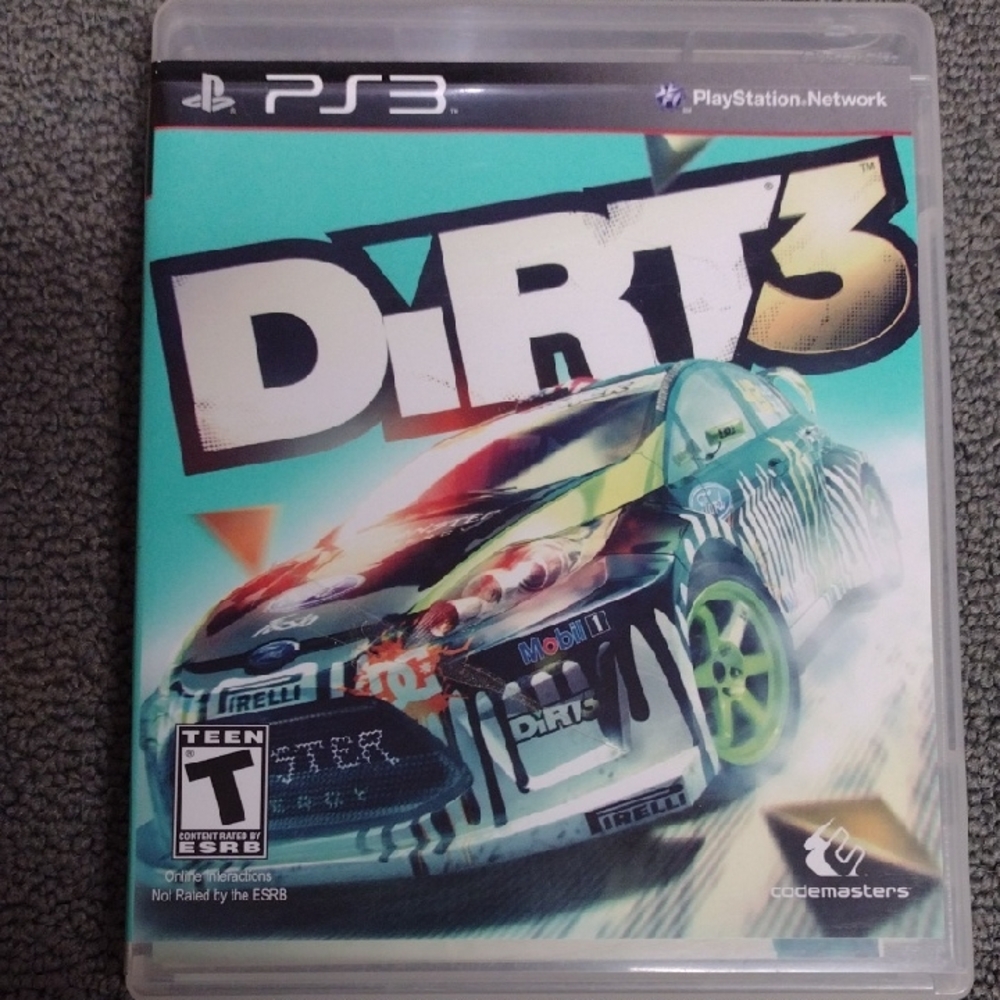 Masters DiRT 3 Video Game for PlayStation 3 Rated T